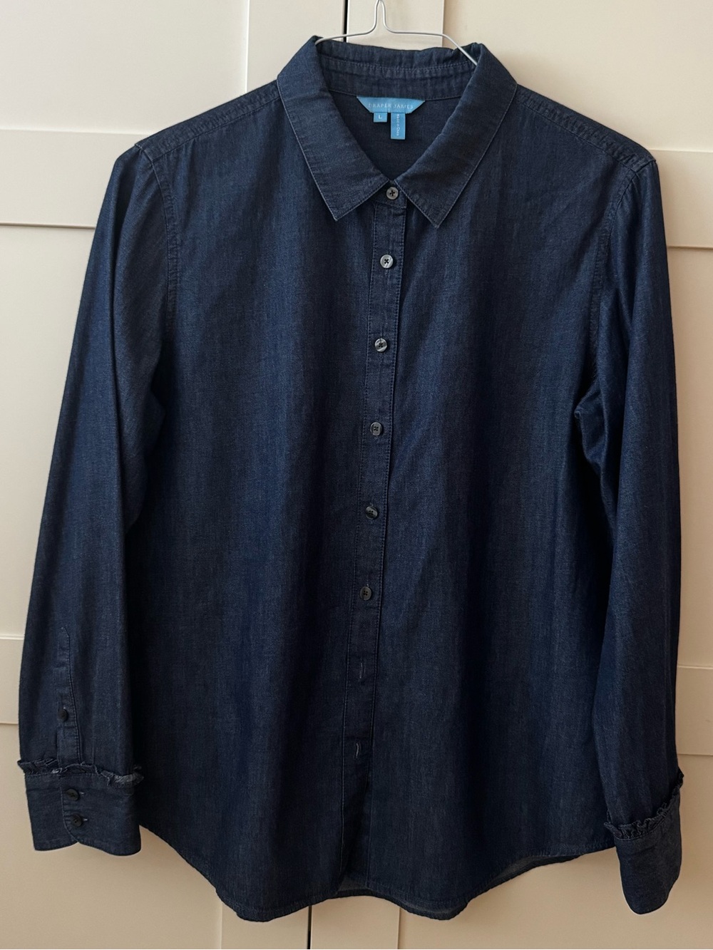 Draper James Dark Indigo Button-Down Shirt